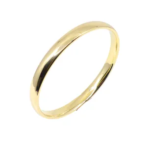 9K Yellow Gold & Sliver filled Bangle - 20646516