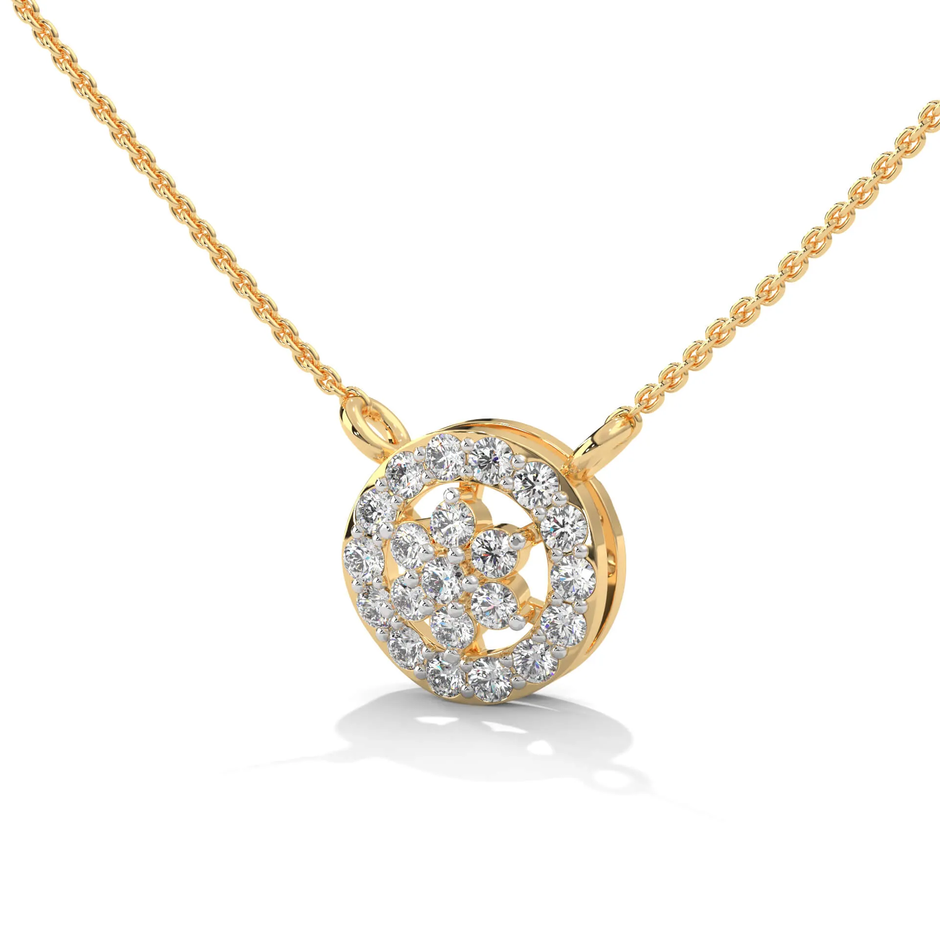 Adima Silver Pendant for Women | 22KT Gold Vermeil