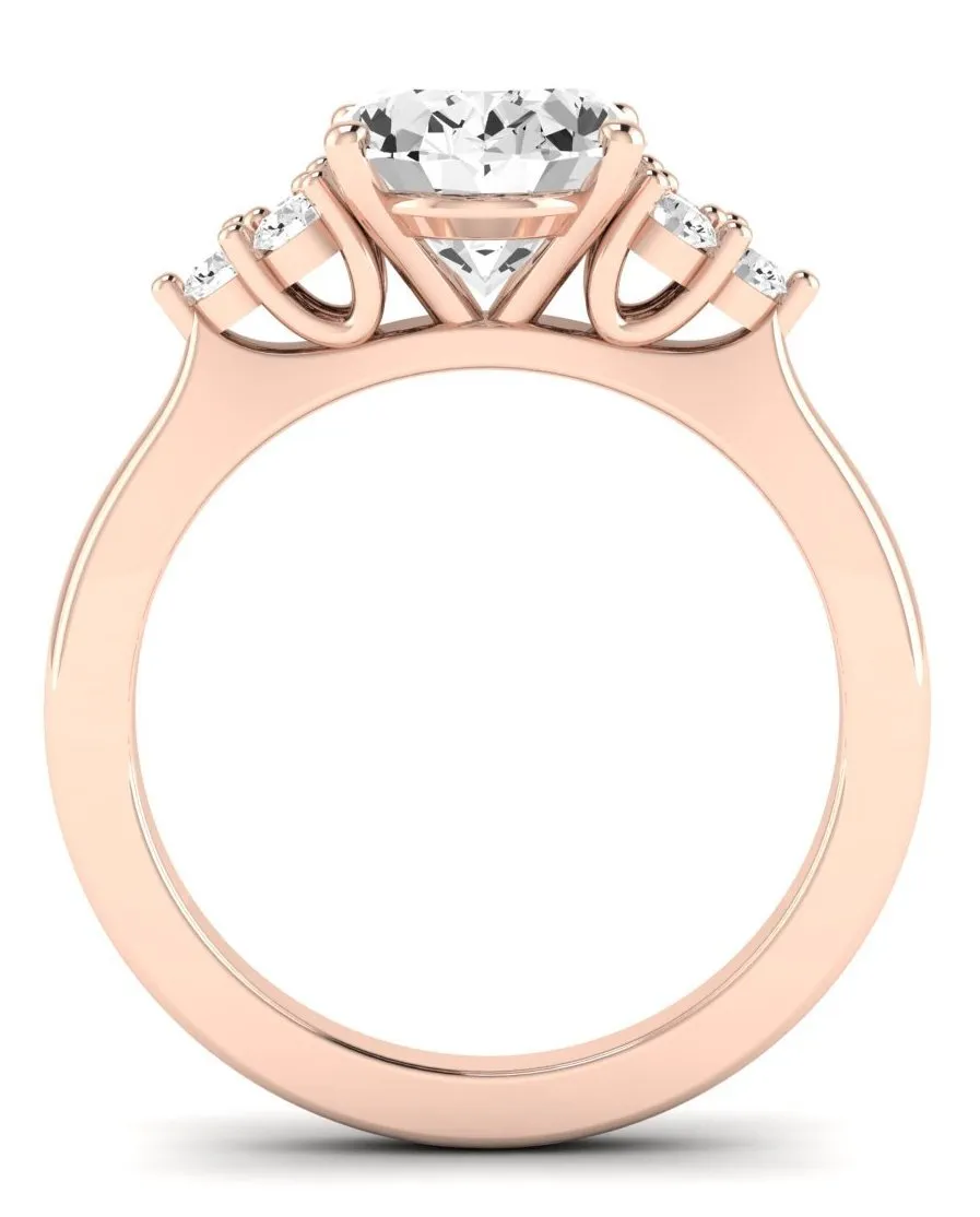 Alyssa - Oval Moissanite Engagement Ring