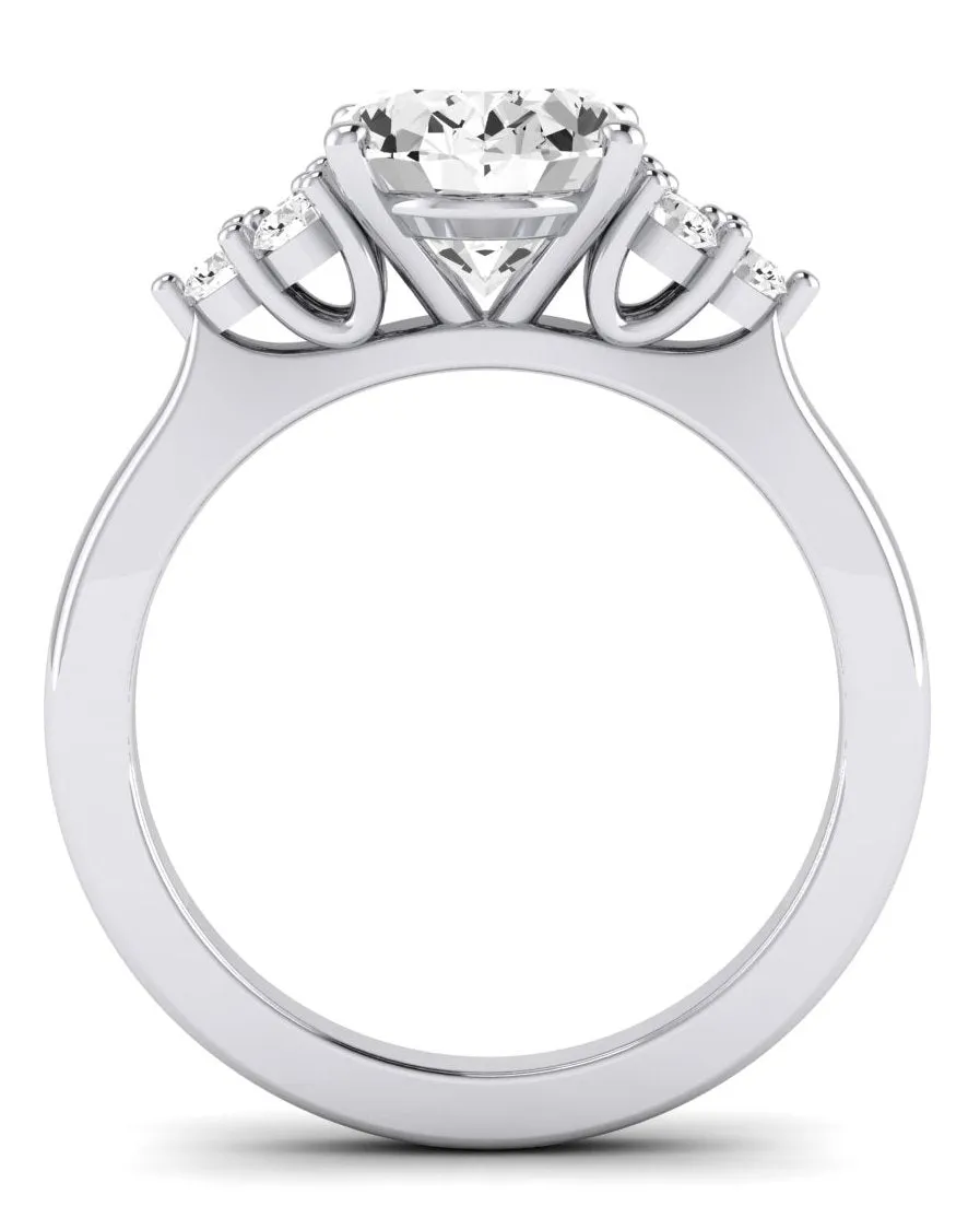 Alyssa - Oval Moissanite Engagement Ring