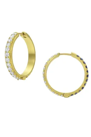 Amani Reversible Hoop Earrings