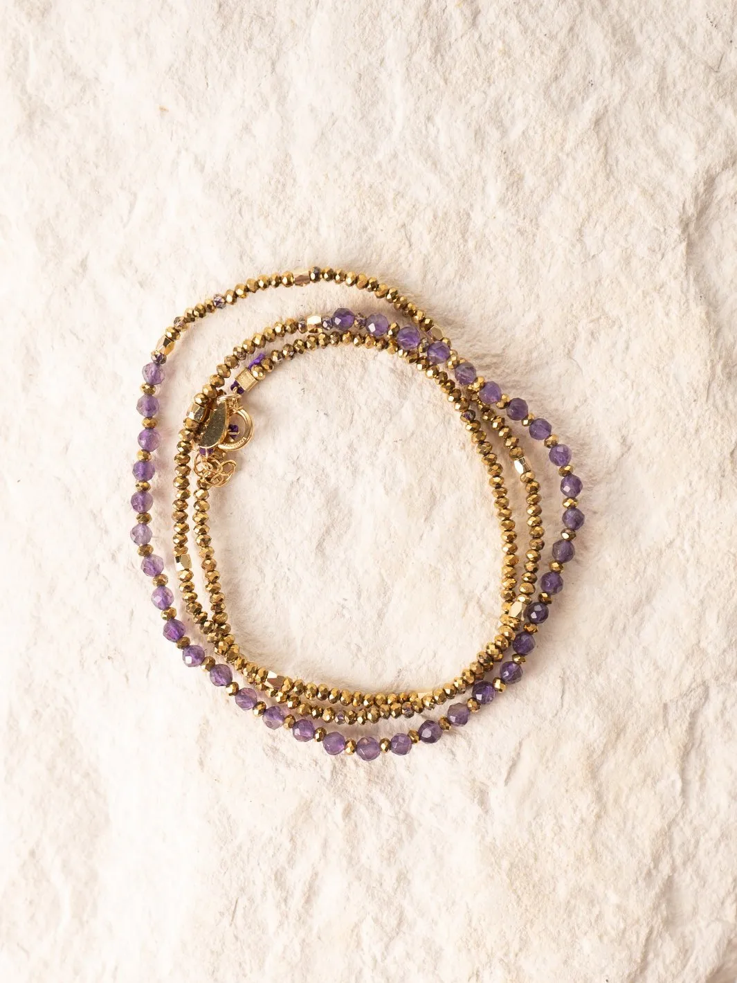 Amethyst Necklace and Bracelet