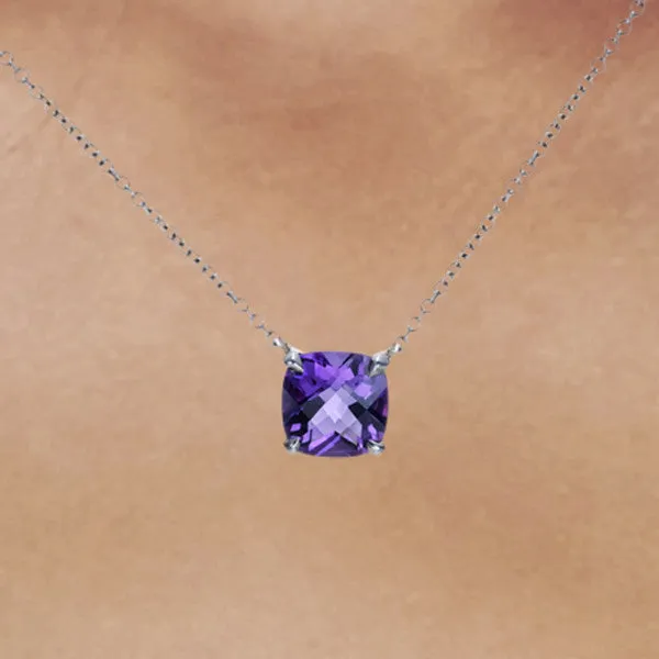 Amethyst Pendant Necklace