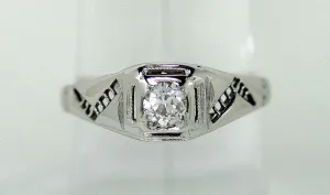 Antique 1930s Diamond Engagement Ring