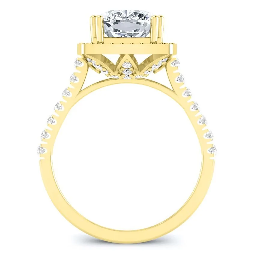 Aster - Cushion Moissanite Engagement Ring