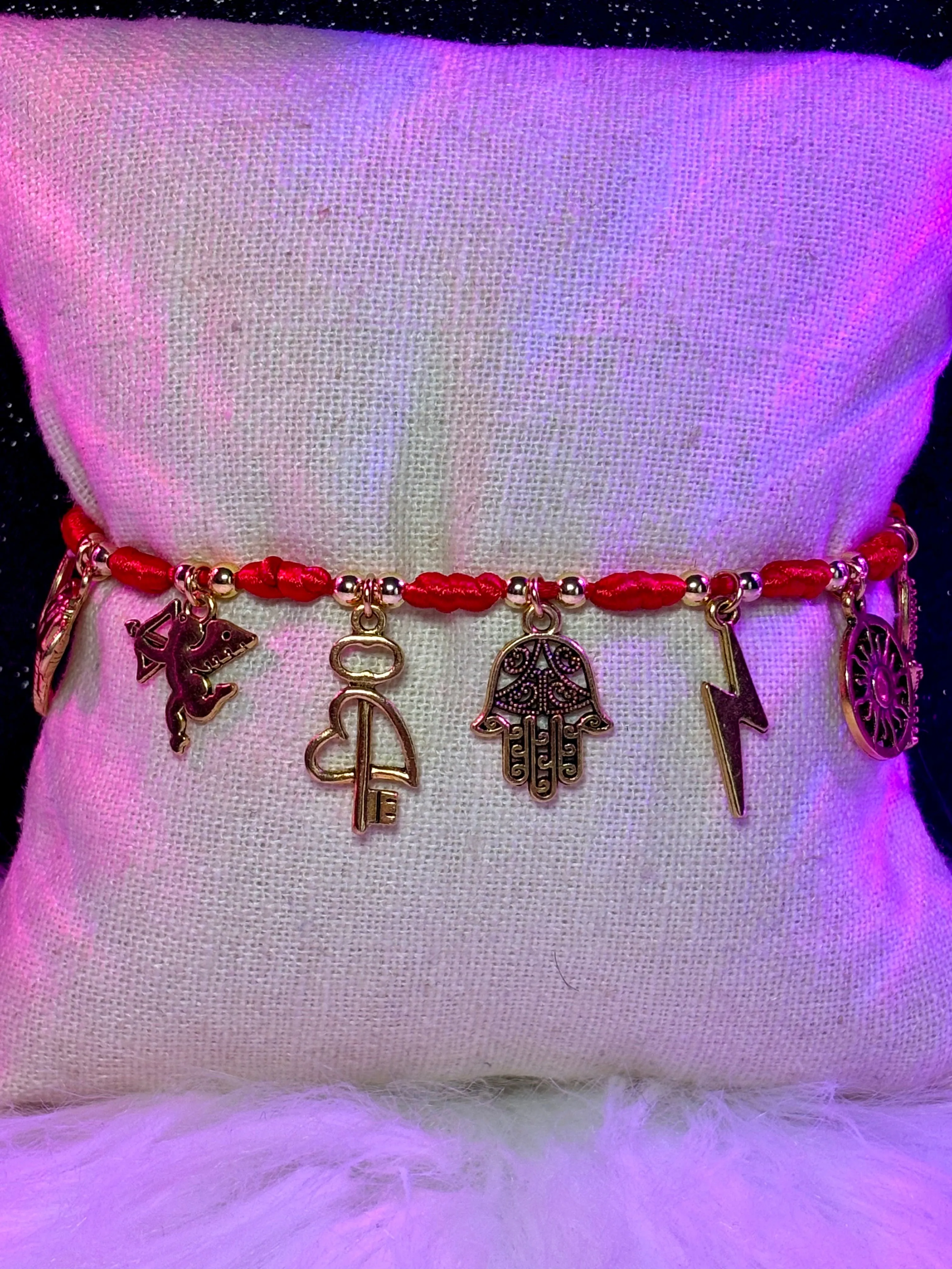 Basic Macrame Charm Bracelets (1pc)