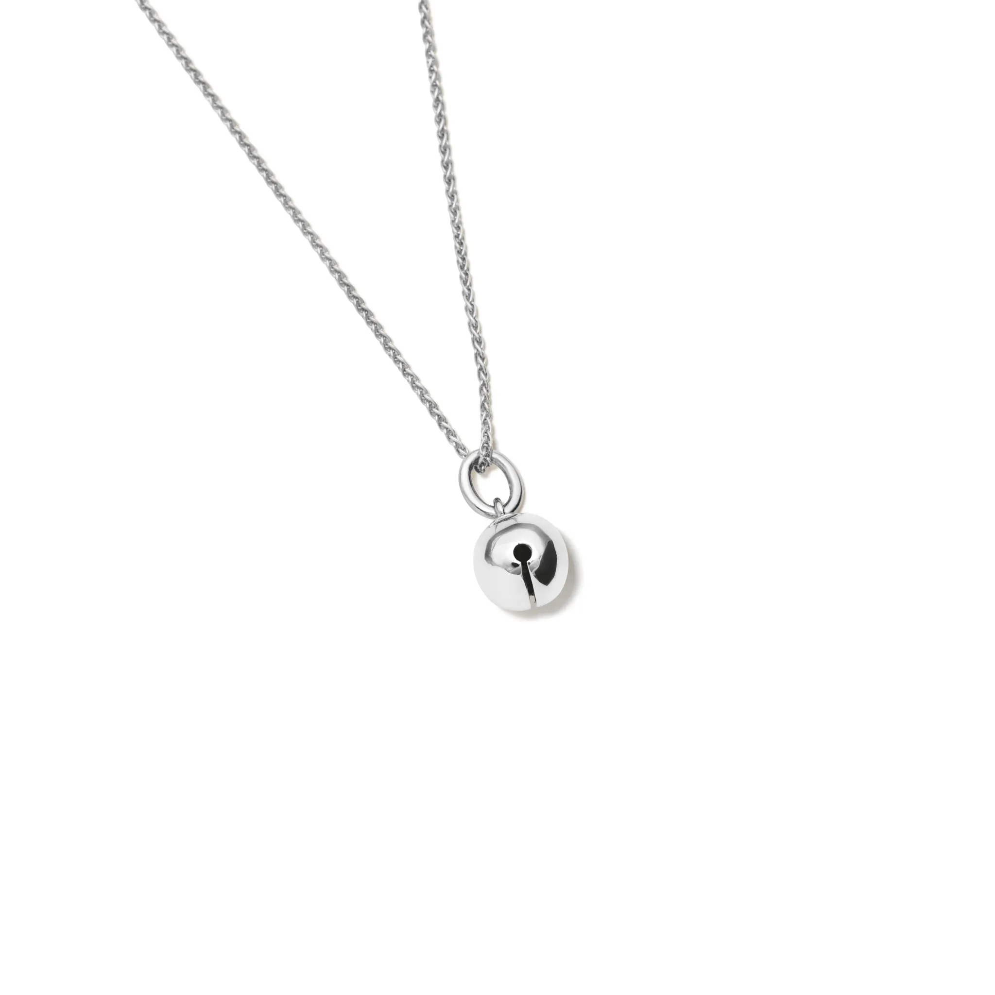 Bell Necklace Pendant Silver