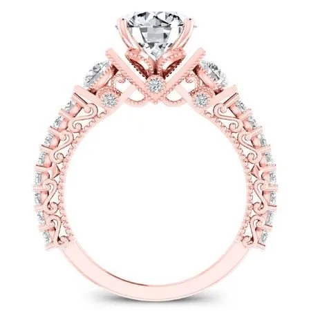 Belle - Round Lab Diamond Engagement Ring (IGI Certified)