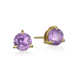 Birthstone Earring-February Amethyst