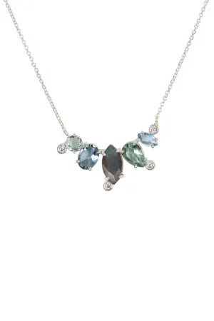 Bluette Multigem Delicate Necklace