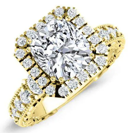 Canna - Cushion Lab Diamond Engagement Ring (IGI Certified)