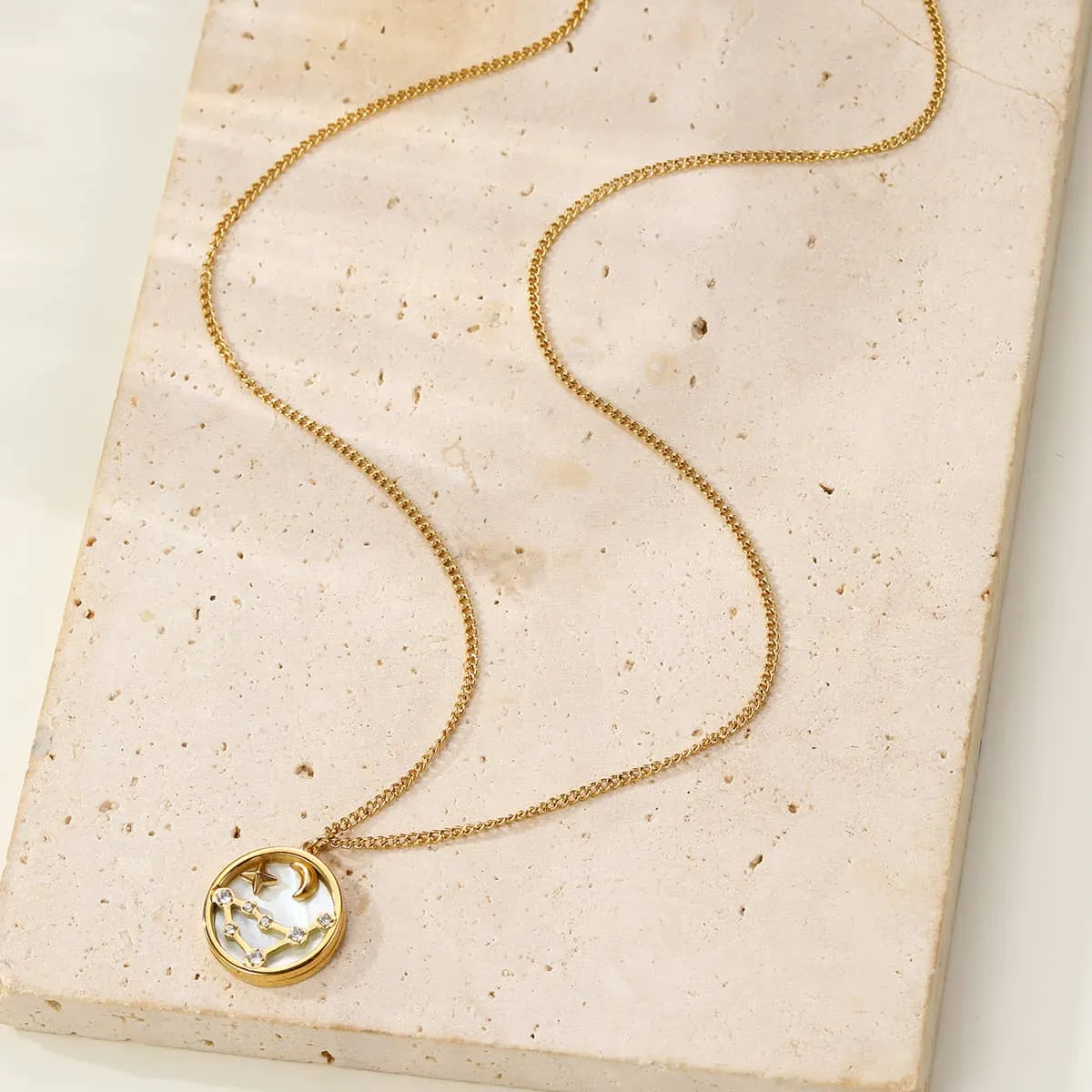 Capricorn Star Constellation Necklace