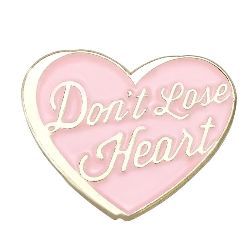 Cartoon Style Original Design Fashion Letter Balloon Heart Shape Alloy Enamel Plating Hollow Out Kid's Unisex Brooches