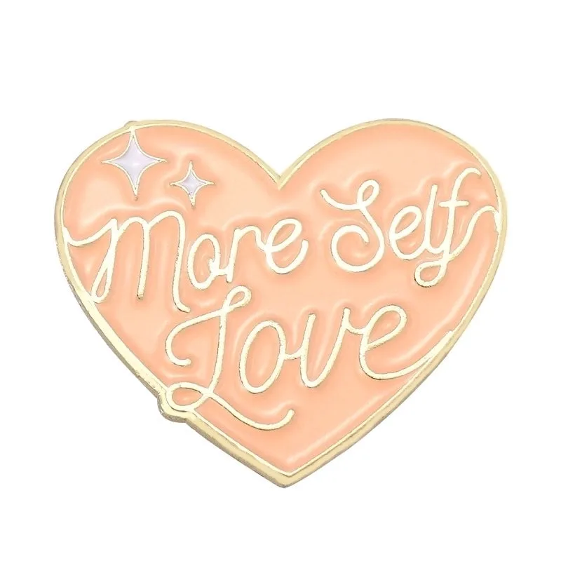 Cartoon Style Original Design Fashion Letter Balloon Heart Shape Alloy Enamel Plating Hollow Out Kid's Unisex Brooches