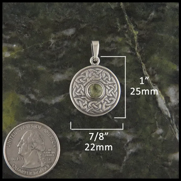 Celtic Wheel of Life Pendant and Earring Set