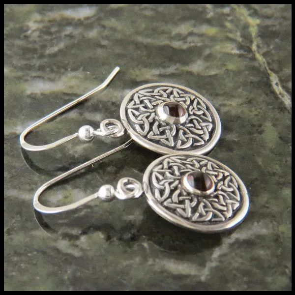 Celtic Wheel of Life Pendant and Earring Set