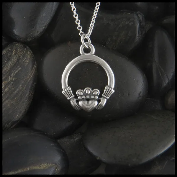 Claddagh Pendants in Silver