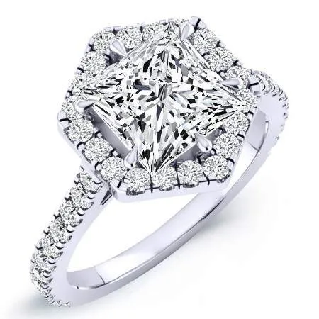 Cypress - Princess Lab Diamond Engagement Ring (IGI Certified)