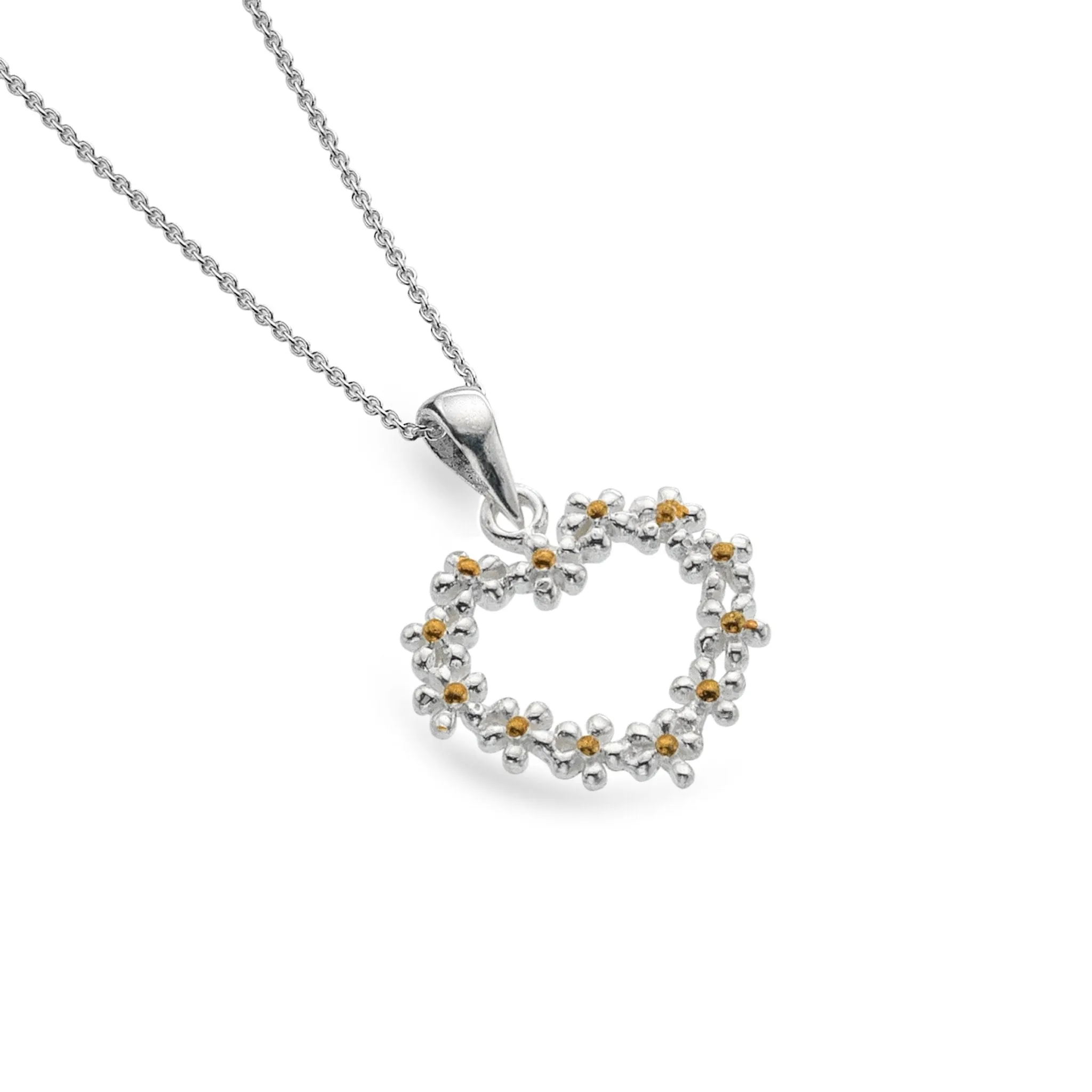 Daisy Love Heart Pendant