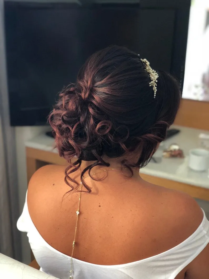 Delicate Back Jewelry for Wedding Dress-Leila