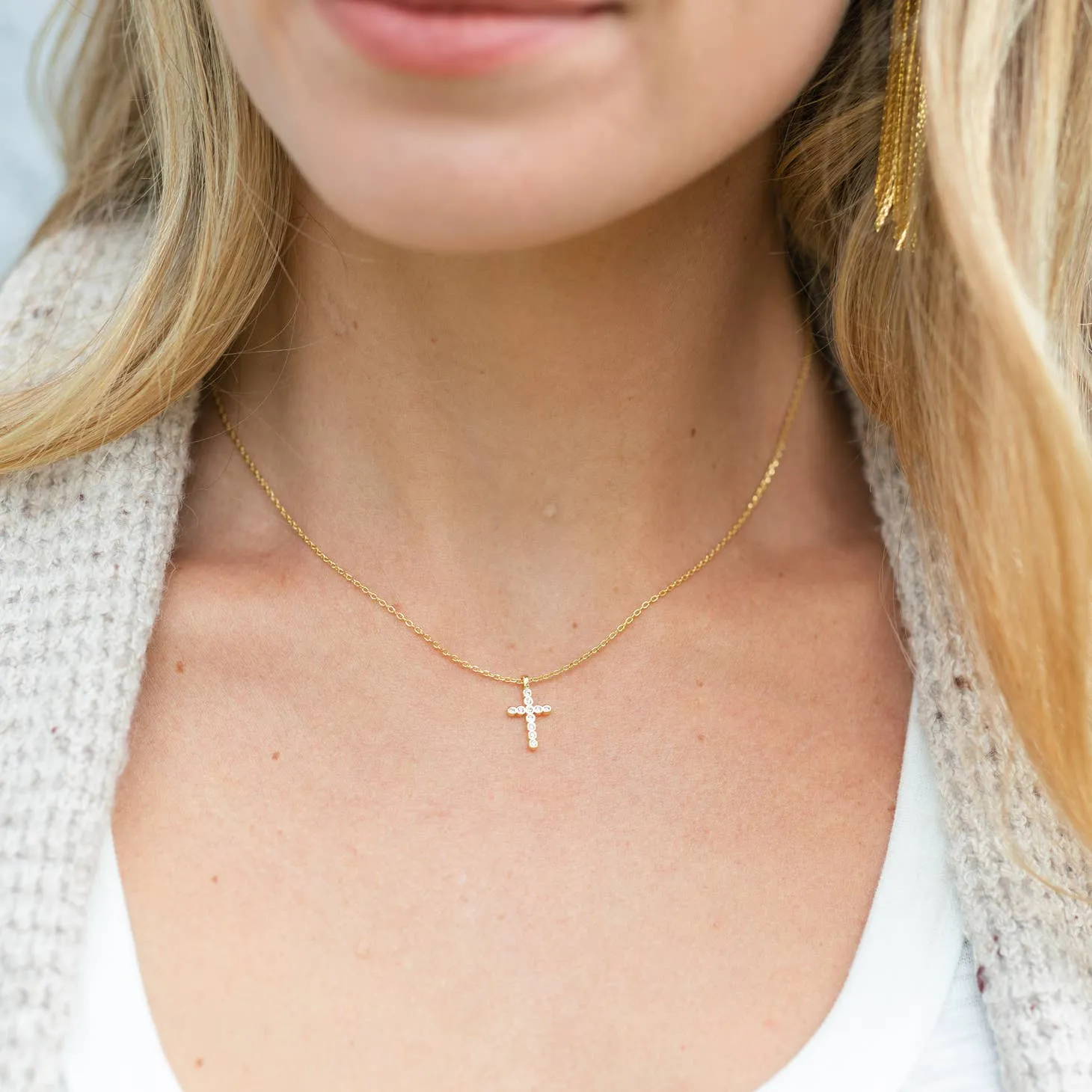 Delicate Cross Pendant