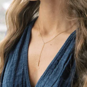 Delicate Lariat Necklace