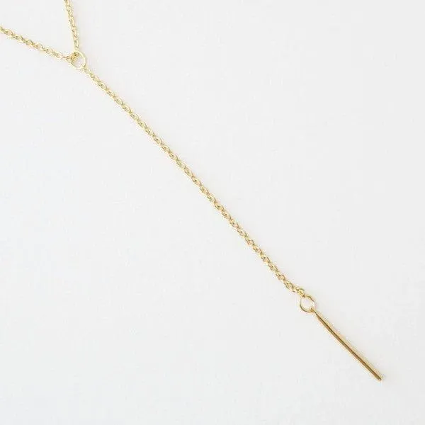 Delicate Lariat Necklace