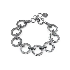 Demeter Wide Bracelet Silver