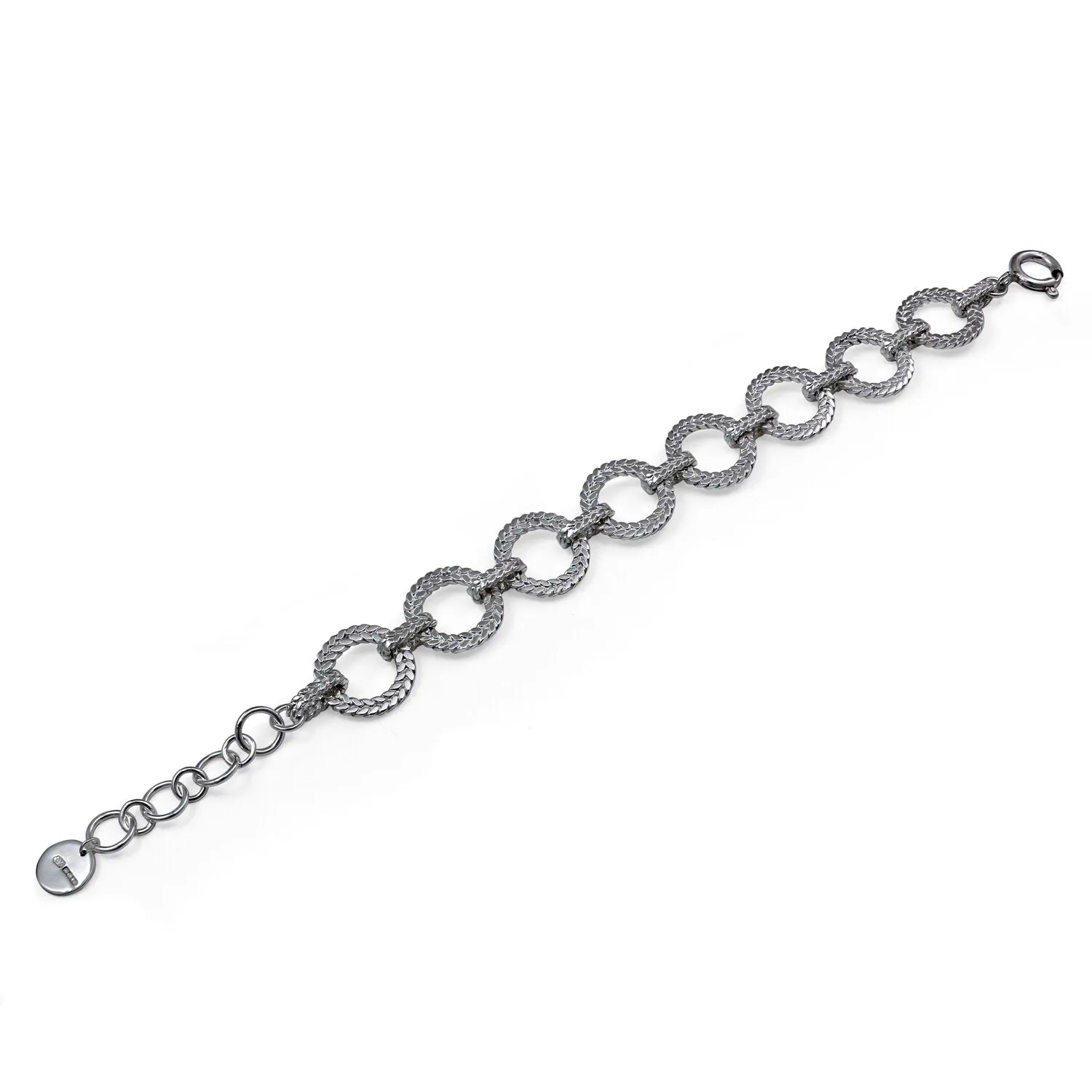 Demeter Wide Bracelet Silver