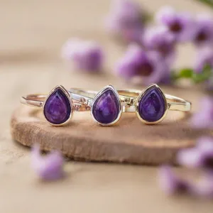 February Birthstone Ring - Amethyst