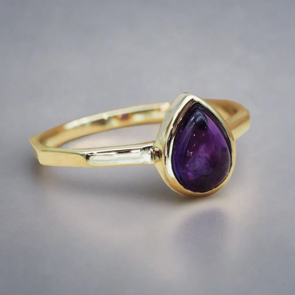 February Birthstone Ring - Amethyst