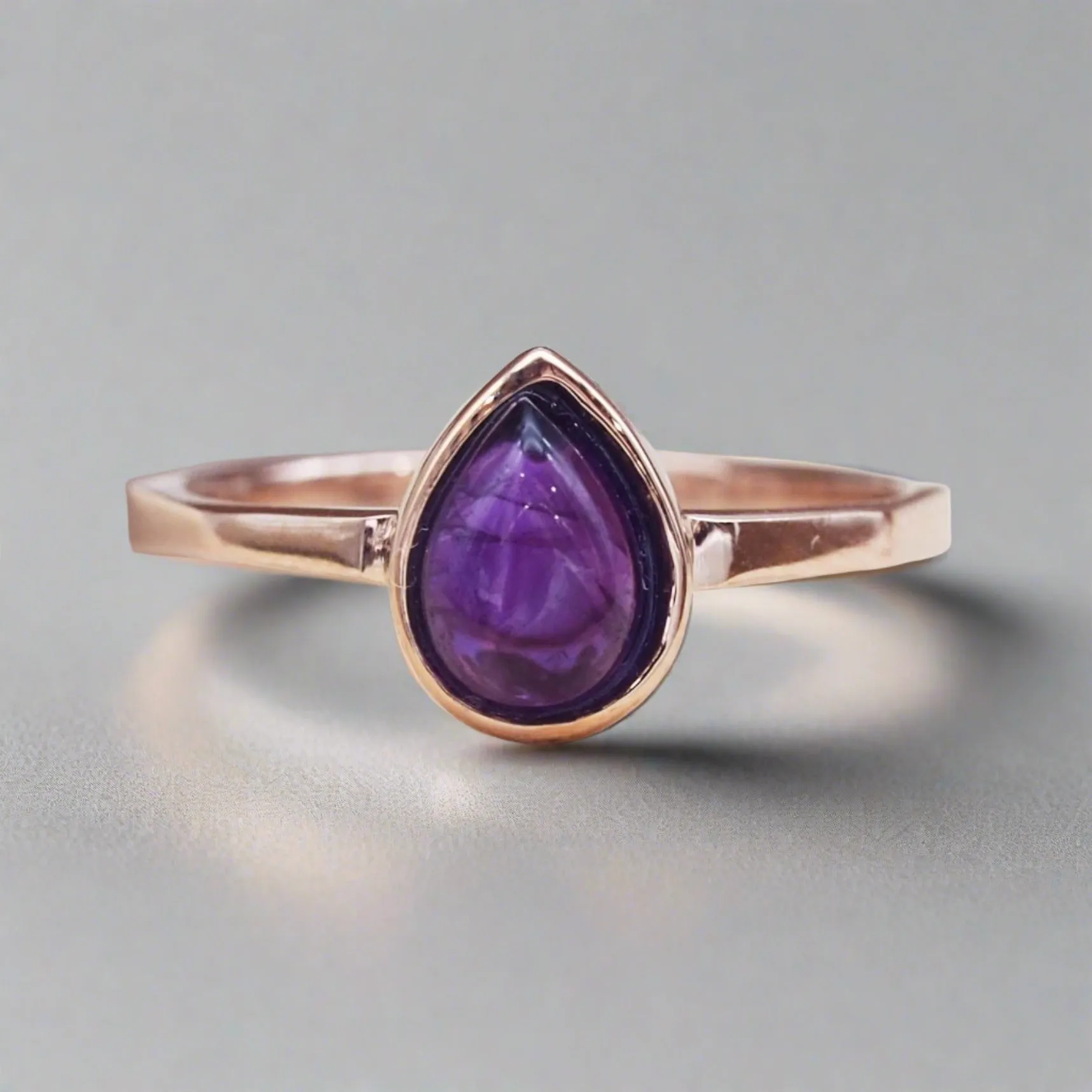 February Birthstone Ring - Amethyst