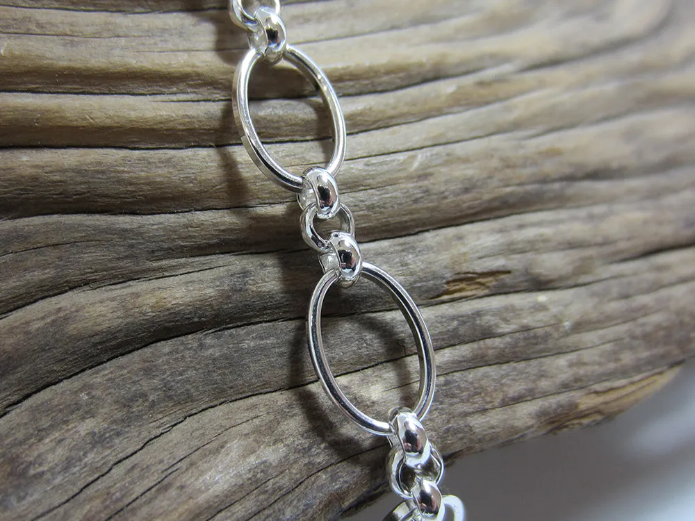 fine oval link bracelet