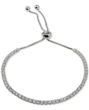 Giani Bernini Cubic Zirconia Bolo Bracelet in Sterling Silver