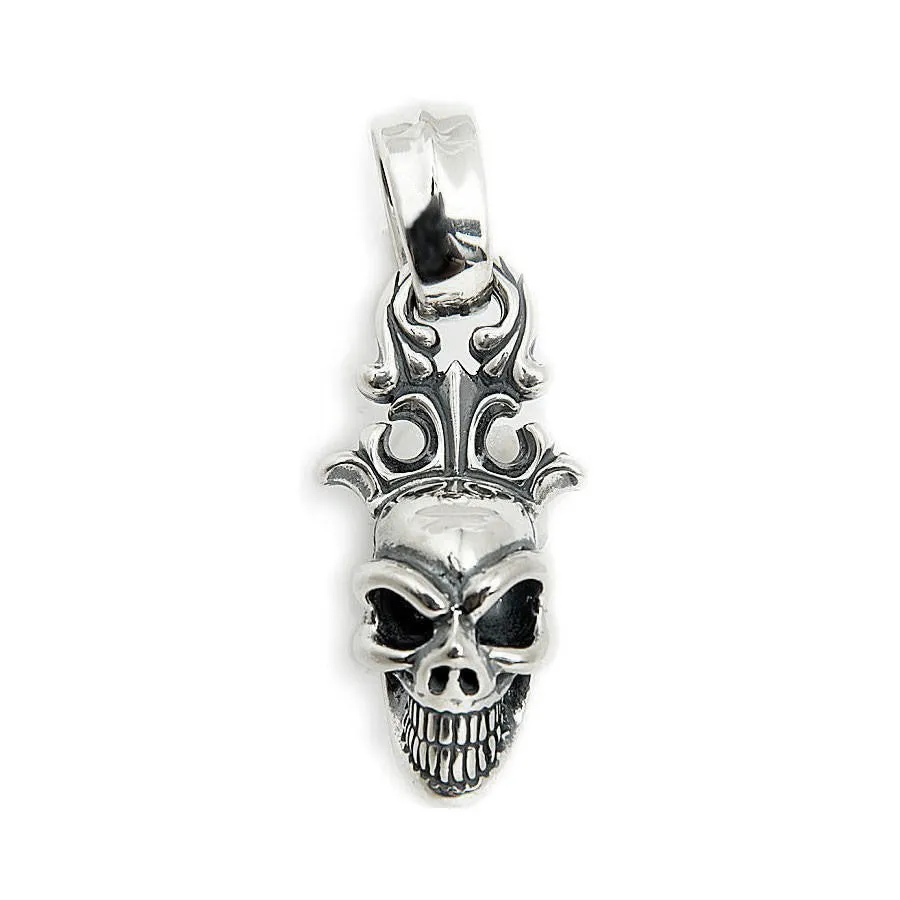 Good Luck Skull Crown Pendant