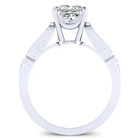 Heath - Princess Moissanite Engagement Ring