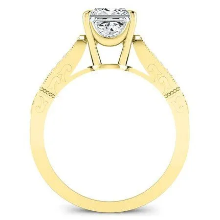 Heath - Princess Moissanite Engagement Ring