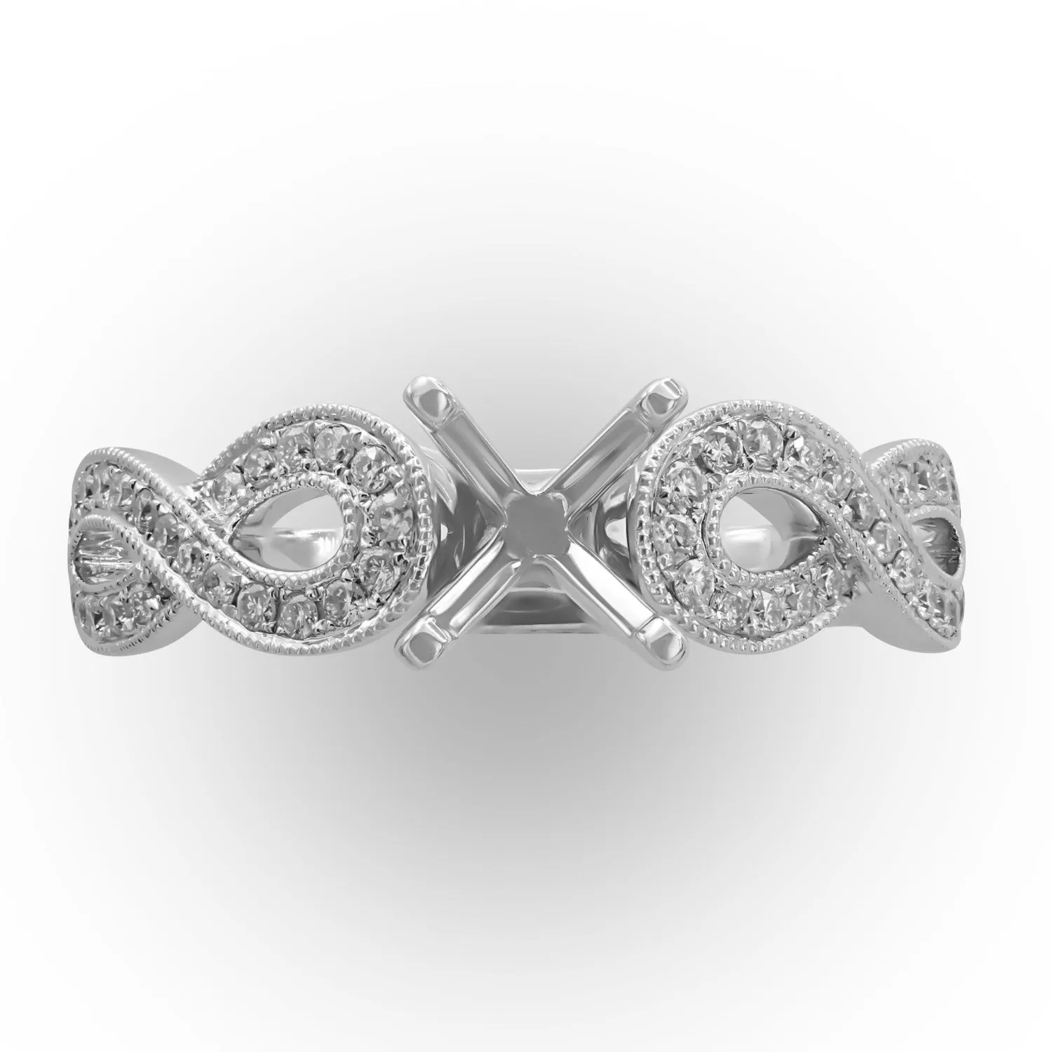 Infinity Design Diamond Semi-mount Ring