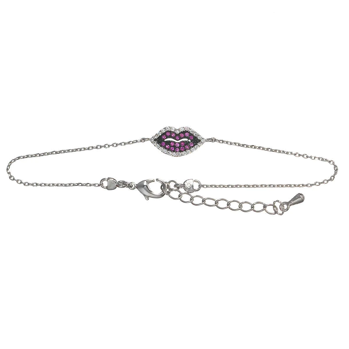 Kiss Me Pave' Crystal Necklace