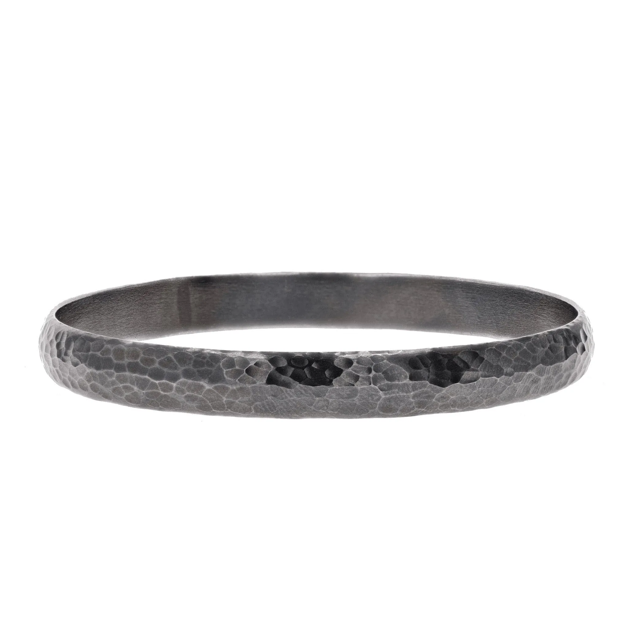 Lika Behar Oxidized Sterling Silver Hammered Fusion Bangle