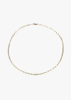 Mara Micro Rectangle Chain Choker 14K Gold Filled