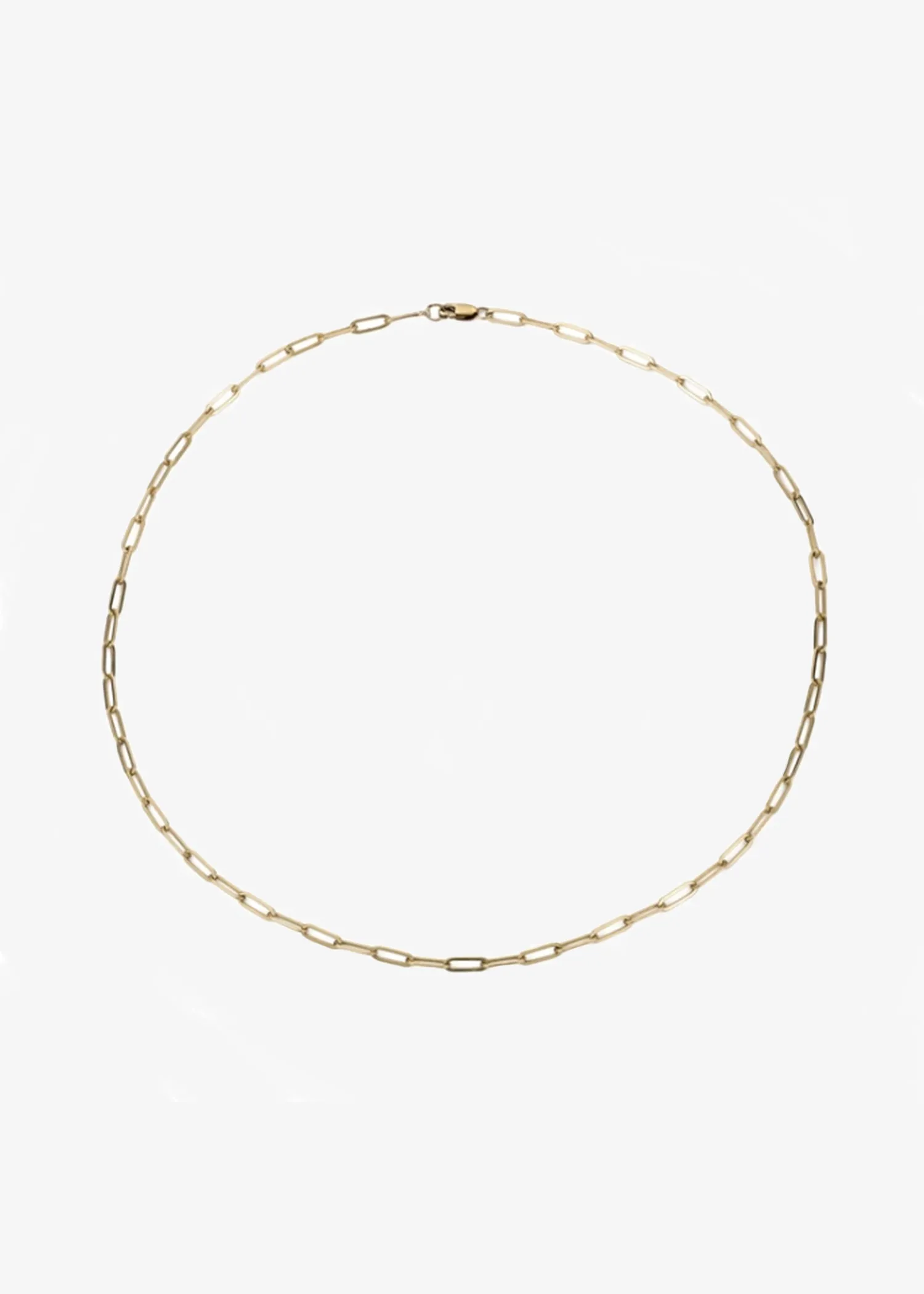 Mara Micro Rectangle Chain Choker 14K Gold Filled