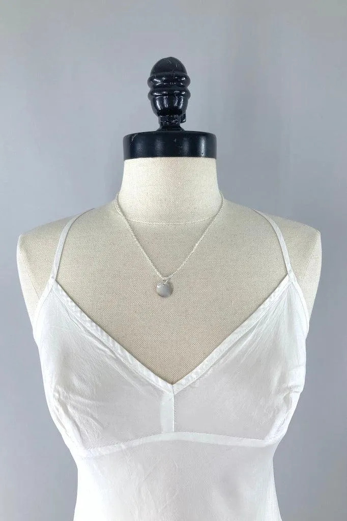 Mother of Pearl Coin Necklace