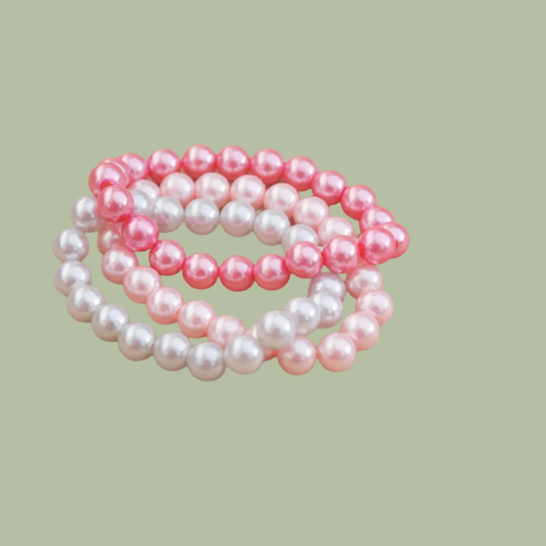 Multi-Color Pearl Bracelets