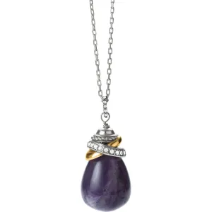 Neptune's Rings Amethyst Pendant Necklace