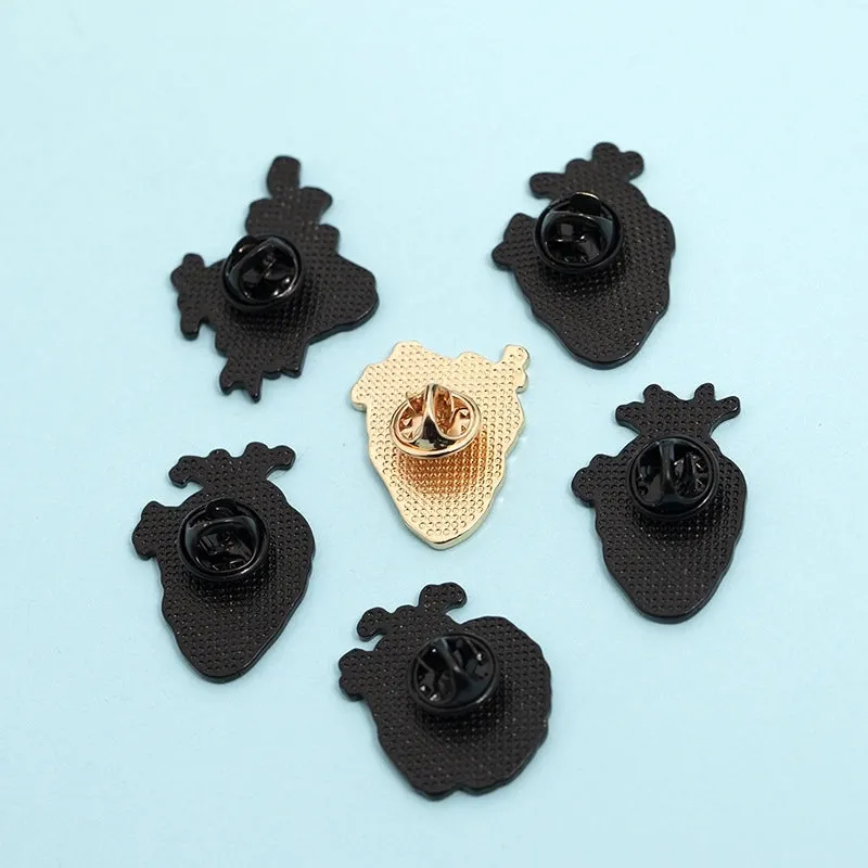 Novelty Pin Heart Alloy Enamel Unisex Brooches