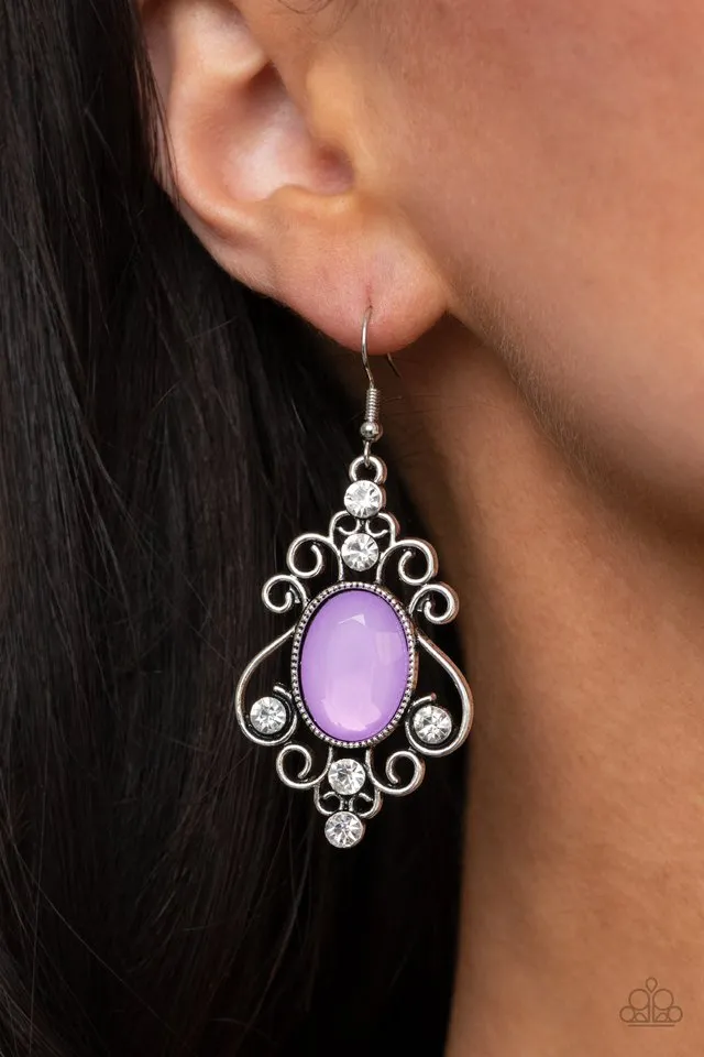 Paparazzi Earring ~ Tour de Fairytale - Purple