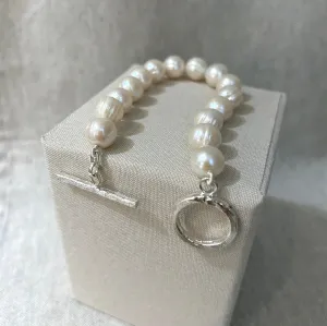 Pearl & Silver Bracelet