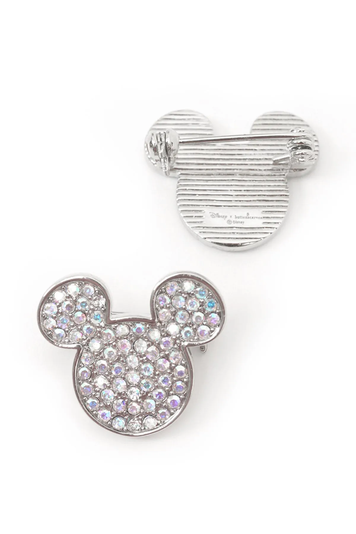 Petite Disney x Buttonscarves Brooch - Silver Package