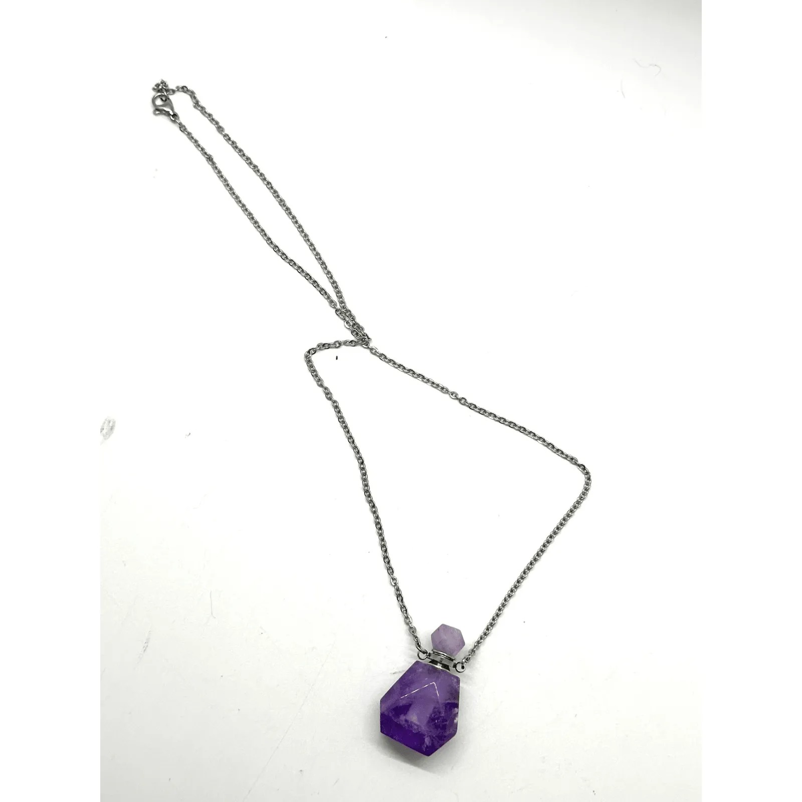 Potion Bottle Necklace: Amethyst